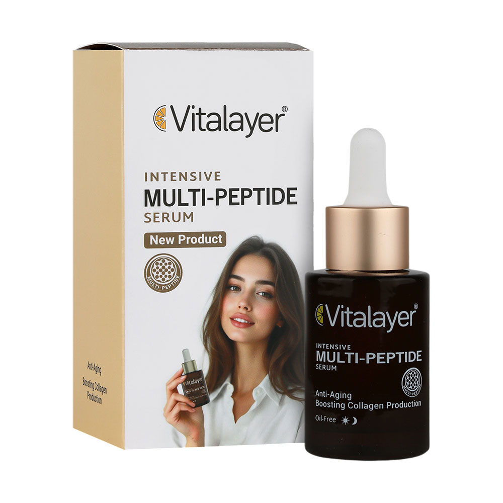 سرم-مولتی-پپتاید سرم ضد چروک مولتی پپتاید مناسب انواع پوست ویتالیر vitalayer - تصویر 1