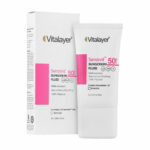 فلوئید ضد آفتاب مناسب پوست حساس سنسی ویت SPF50 ویتالیر vitalayer