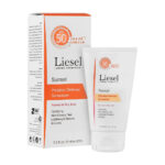 کرم ضد آفتاب بژ طبیعی پوست خشک سانسل SPF50 لایسل liesel