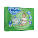 پوشک کامل بچه سایز 4 نوزادی تعداد 34 عددی مولفیکس molfix