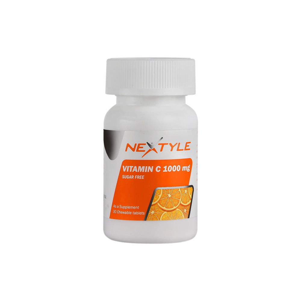 قرص-جویدنی-ویتامین-سی-1000-میلی-گرم-نکستایل قرص جویدنی ویتامین سی 1000 میلی گرم نکستایل nextyle - تصویر 1